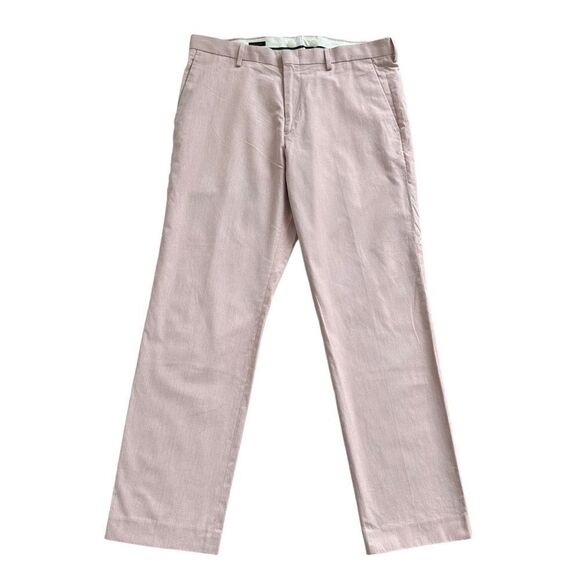 🔃J. Crew Men’s Pink Ludlow Slim Fit Straight Leg Suit Dress Pants - Picture 1 of 9